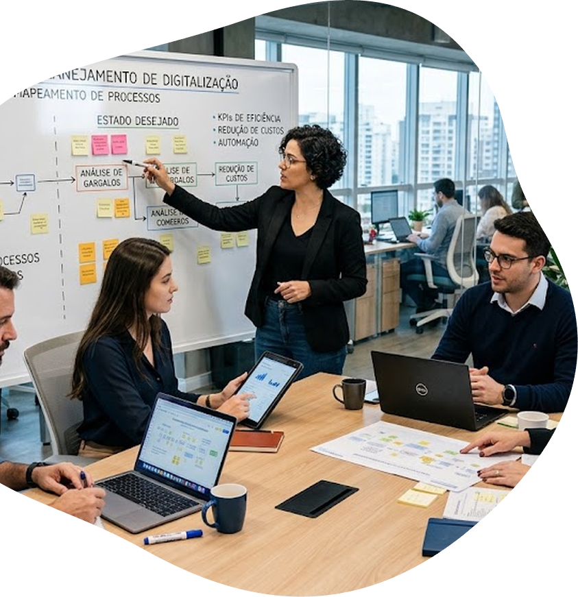 Diagnóstico e planejamento de digitalização