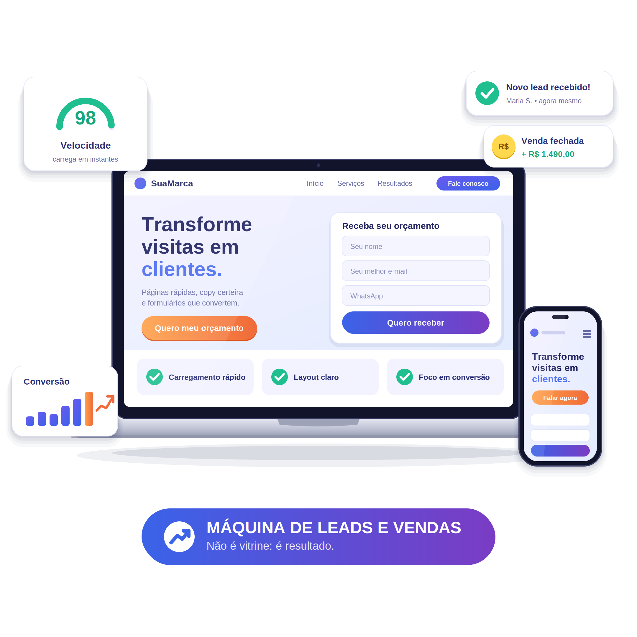 Desenvolvimento de websites otimizados para conversão